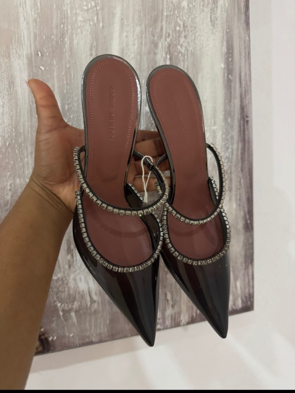 Amina Muaddi mules